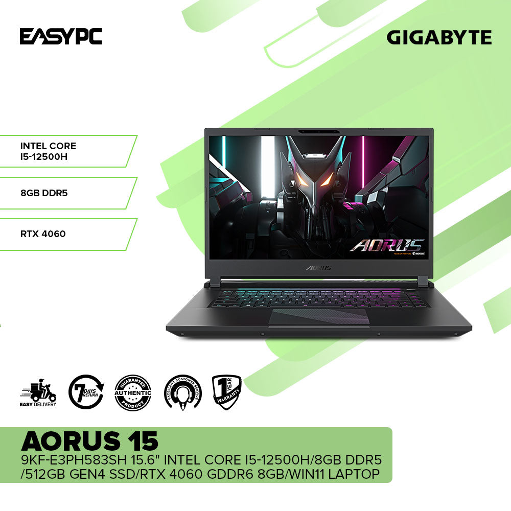 GIGABYTE AORUS 15 9KF-E3PH583SH 15.6