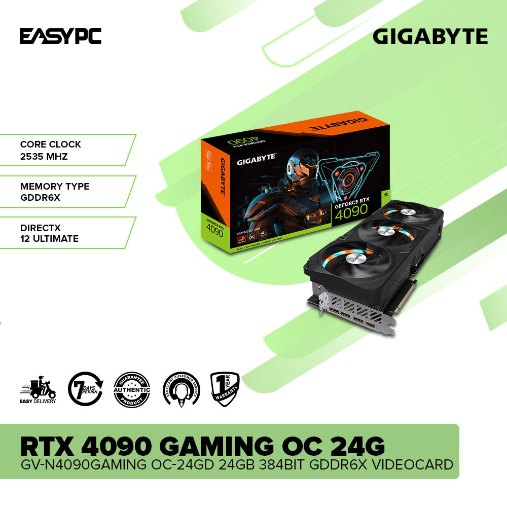 GIGABYTE RTX 4090 GAMING OC 24G GV-N4090GAMING OC-24GD 24GB 384BIT GDDR6X Videocard