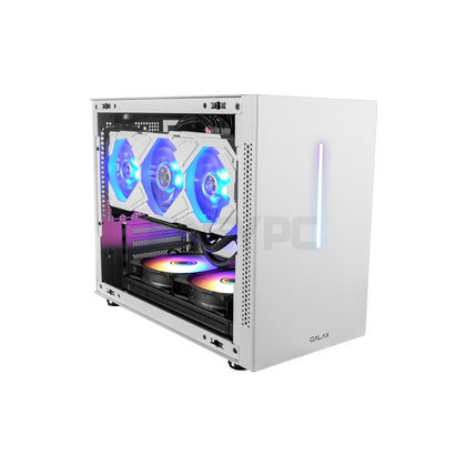 Galax Revolution 03 Mini ITX Gaming PC Case White-a