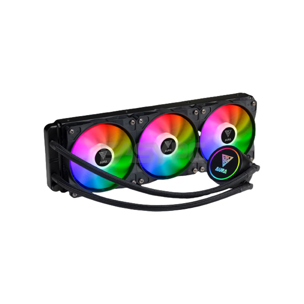 Gamdias Aura GL360 AIO CPU RGB Liquid Cooler-b