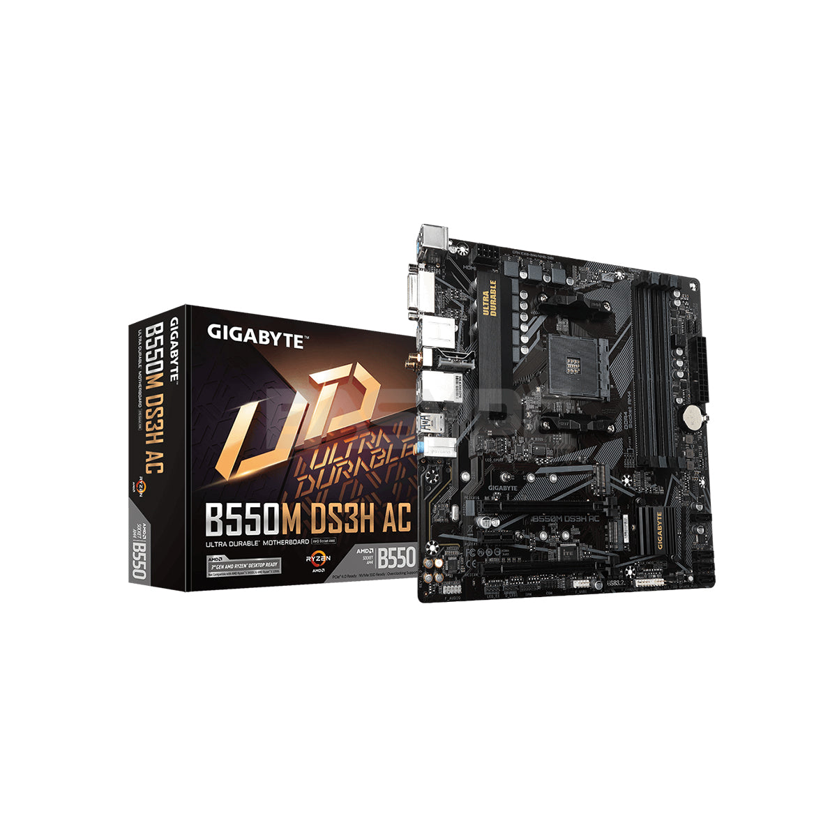 Gigabyte B550M DS3H AC Wifi Socket Am4 Ddr4 Motherboard