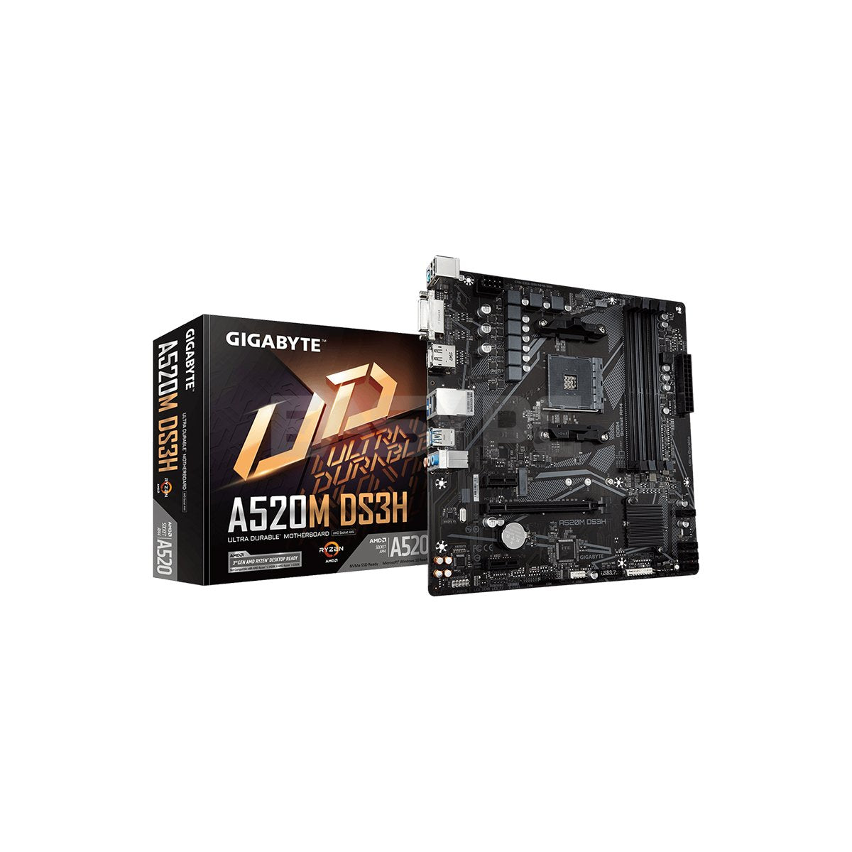 Gigabyte GA-A520m-ds3h Socket Am4 Ddr4 Motherboard