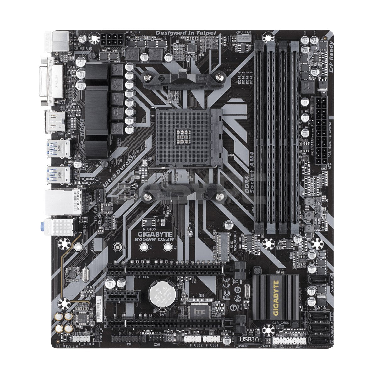 Gigabyte GA-B450M DS3H Socket Am4 Ddr4 Gaming Motherboard – EasyPC