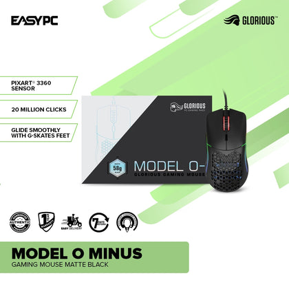 Glorious Model O Minus Gaming Mouse Black