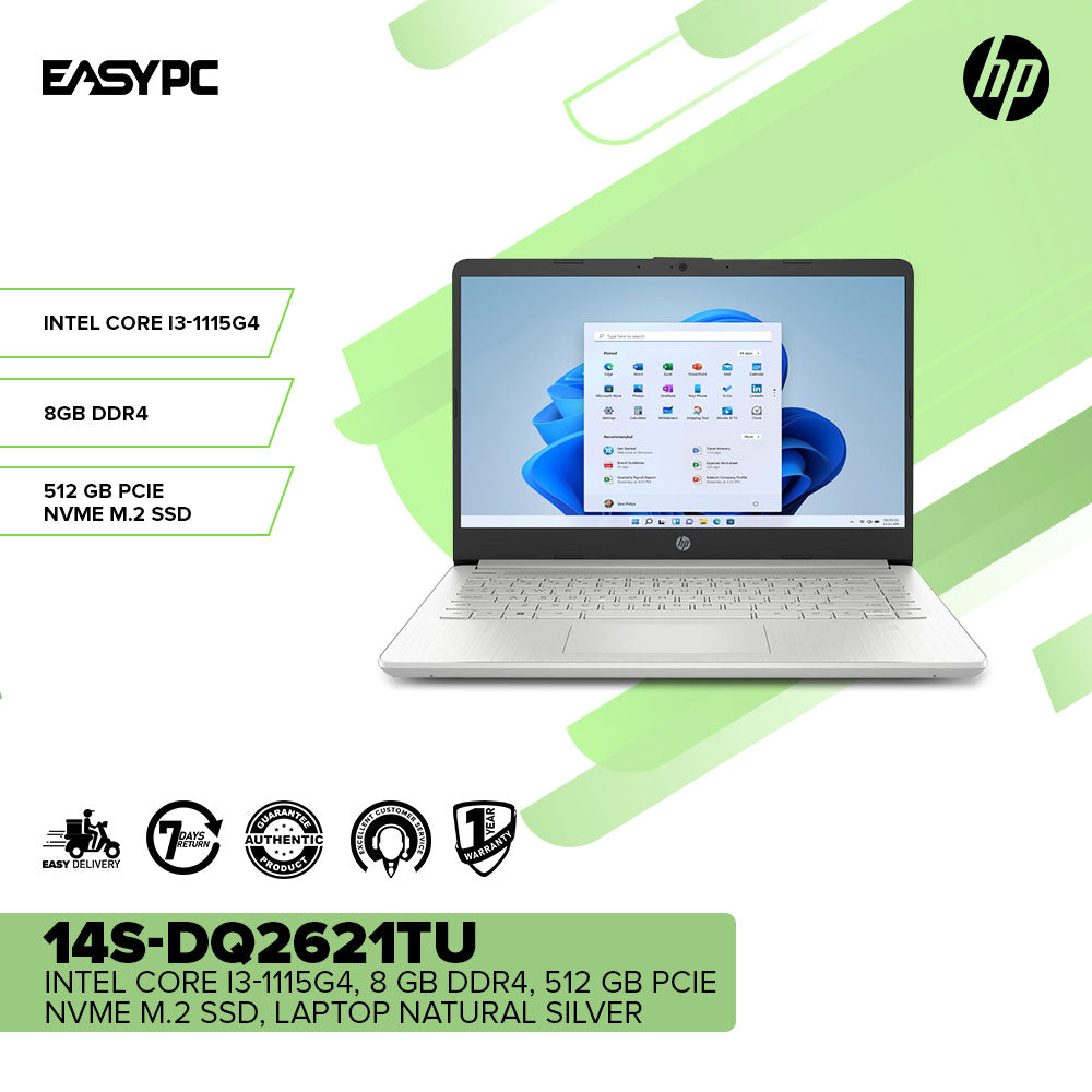 HP 14s-dq2621TU Intel Core i3-1115G4
