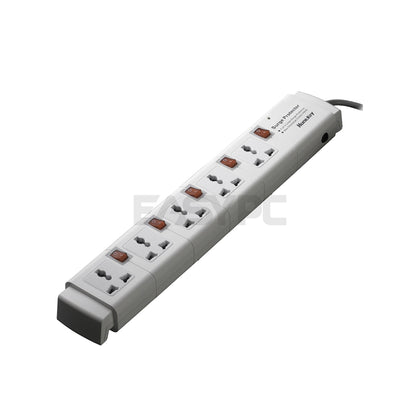 Huntkey PZC504-4 2 meters 5 Socket Individual Switch Surge Protector-a