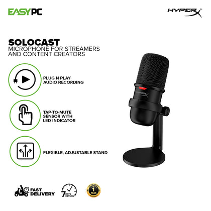 HyperX SoloCast Plug N Play Microphone