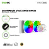 ID Cooling Zoomflow 240X AIO Liquid Cooling ARGB SNOW