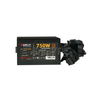 InPlay GS750-Ultra 750W,450W and 650W 80+ Bronze Rated Fan Bearing Technology Hydro Bearing RGB Power Supply