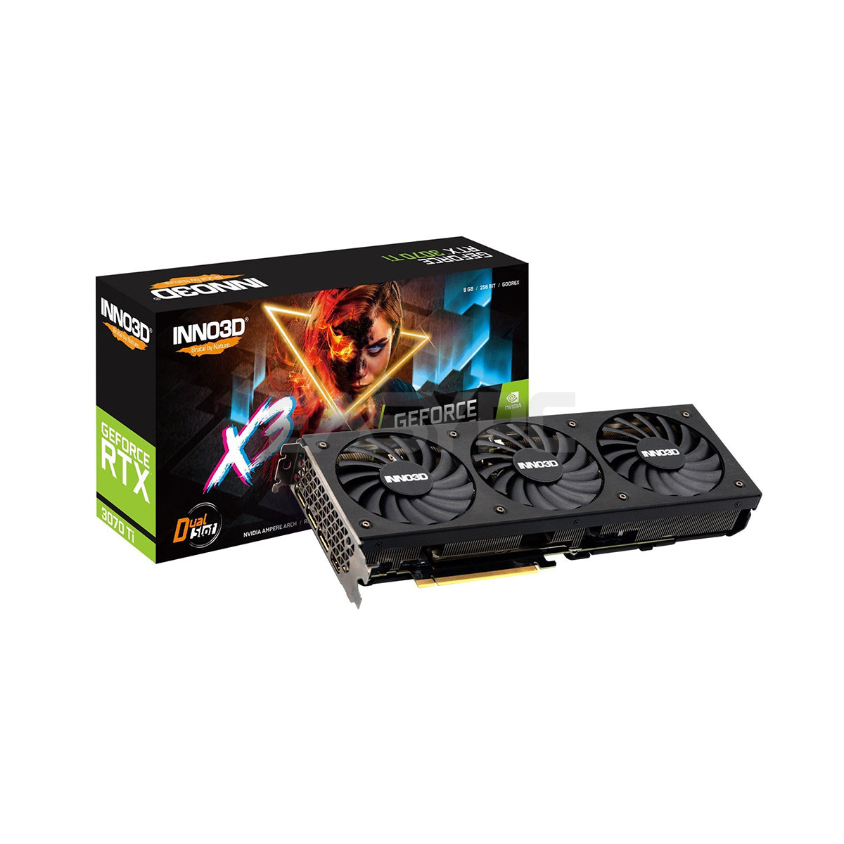 Inno3D NVIDIA® GeForce RTX™ 3070Ti X3 OC N307T3-086XX-1820VA45 8gb