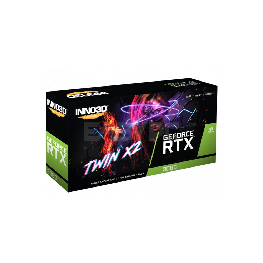 Inno3d RTX 3060 Twin X2 12GB 192-bit GDDR6 Graphics Card – EasyPC
