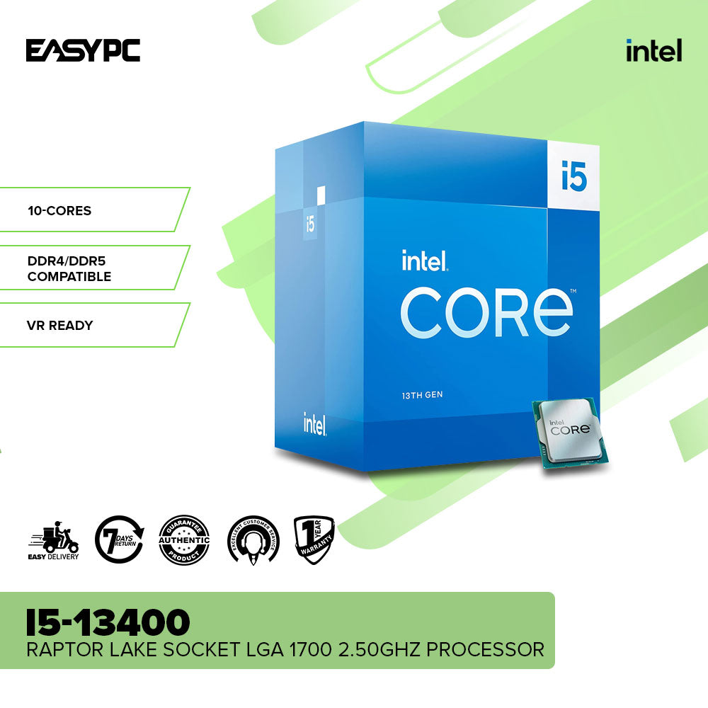 Intel Core i5-13400 Raptor Lake Socket LGA 1700 2.50GHz Processor