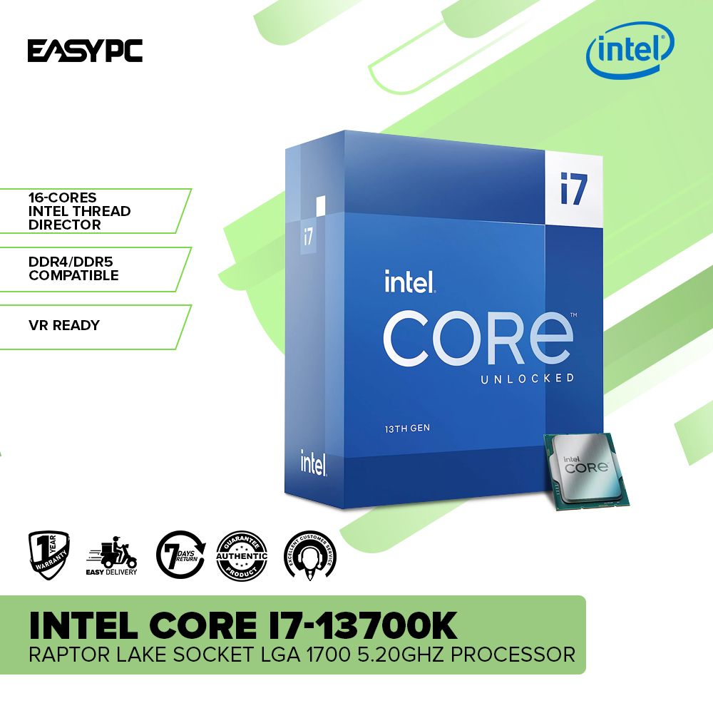 Intel Core i7-13700K Raptor Lake Socket LGA 1700 5.20GHz Processor