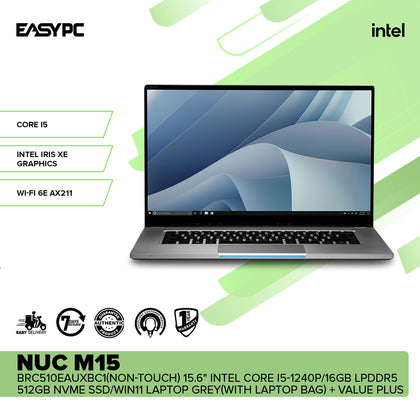Intel Nuc M15 BRC510EAUXBC1(Non-Touch) 15.6