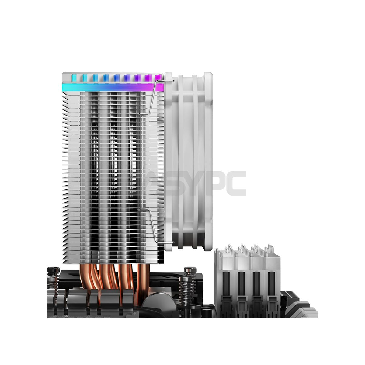 Jonsbo CR-1400 Single Tower CPU Air Cooler ARGB White-c