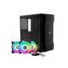RAKK Kisig Micro Atx, Organized Cabling, Magnetic Dust Filter Gaming PC Case Black