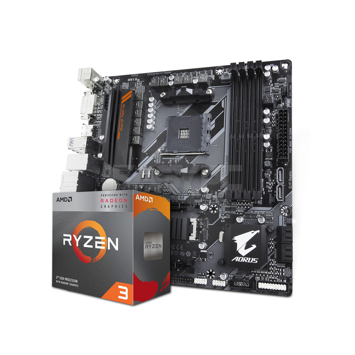 Gaming Pc Amd Ryzen 3200g Motherboard Pre-Built) Gaming PC AMD