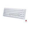 RAKK PIRAH Wireless Gaming Keyboard White Hot swappable Socket 65% Layout + 5-PIN Mechanical Switch Bundles