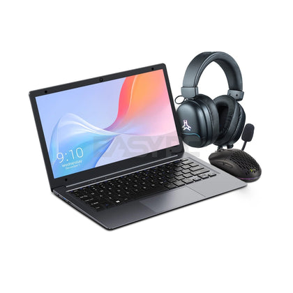 CHUWI HeroBook Air 11.6 Laptop + RAKK Talan Air Mouse Black + RAKK Kusog Pro 7. 1 Gaming Headset Black