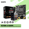 EasyBundle AMD Ryzen 3 3200g Processor/A320M Pro-VH Motherboard/8GB 3200Mhz Ddr4 Memory Black Gold Gaming Bundle w/ Free Screw and Drill