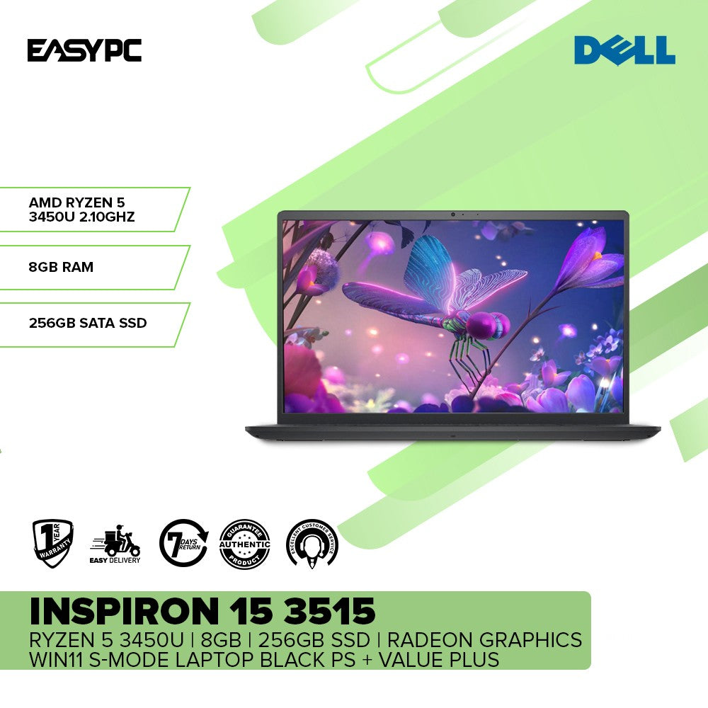 Dell Inspiron 15 3515 Ryzen 3450U/8GB/256GB SSD/Radeon Graphics