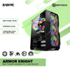 Keytech Armor Knight Series Mid Tower Gaming PC Case Black