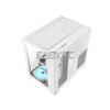 Keytech Robin Mini Dual Chamber Tempered Glass Optimal Airflow Micro ATX White-c