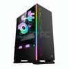 Keytech Shield Mid Tower Gaming PC Case  Black-a