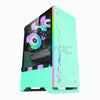 Keytech Shield Mid Tower Gaming PC Case Mint-a