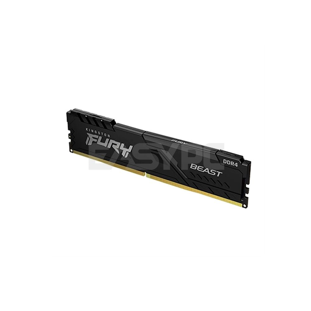 Kingston Fury Beast 8gb 1x8 2666MT/s Ddr4 Memory Black