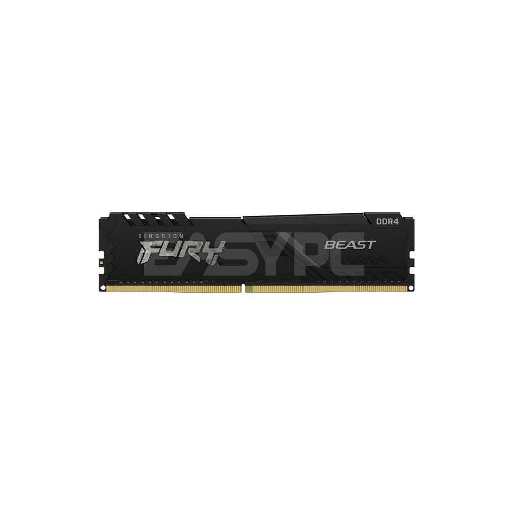 Kingston Fury Beast 8gb 1x8 2666MT/s Ddr4 Memory Black
