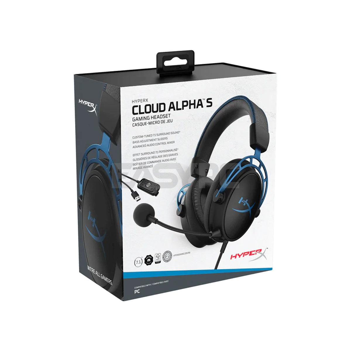 Kingston HyperX Cloud Alpha S 7.1 HyperX 7.1. Gaming Headset Black-e