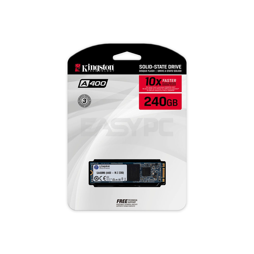 Kingston SSDNow A400 120GB 240GB Sata3 M.2 2.5 Solid State Drive EasyPC