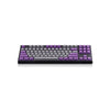 Leopold FC750R PD Grey/Purple (Black Case) Cherry Clear, PBT Double Shot Keycap, TKL 87 Keys Mechanical Keyboard 4JTP