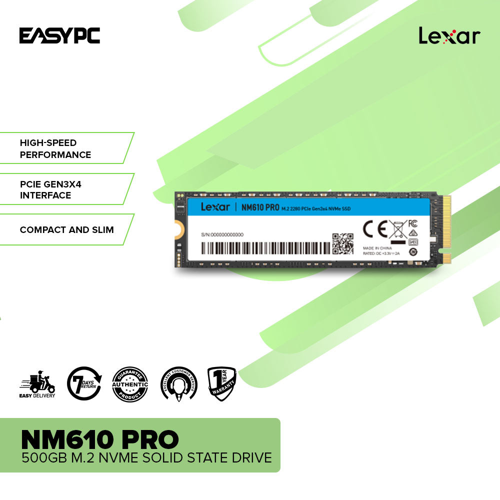 Disque SSD Lexar NM620 256Go - NVMe M.2 Type 2280 à prix bas Disque SSD Lexar NM620 256Go - NVMe M.2 Type 2280 à prix bas