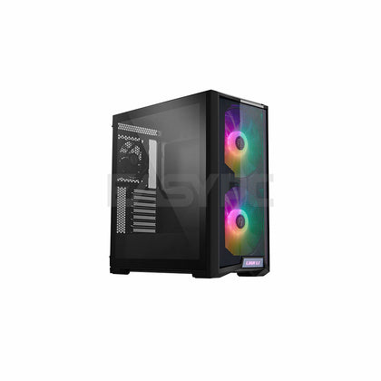 LianLi LanCool 215-X ATX Mid Tower Gaming PC Case Black-a