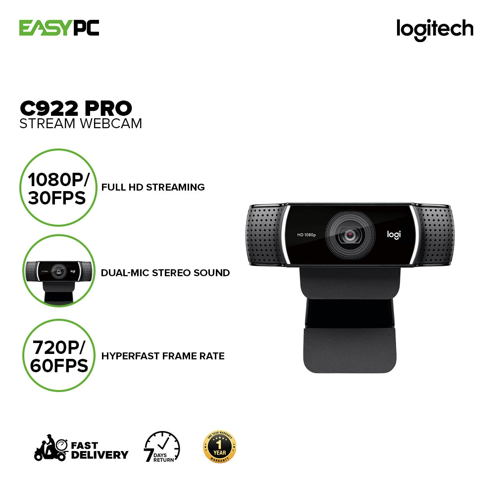 Web Cam Logitech Kamera C922 Camera Logitech C922 Pro Review