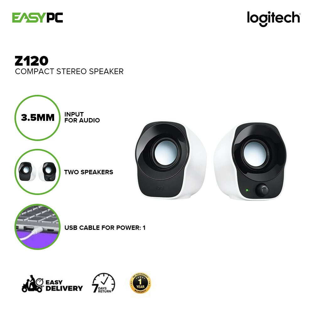 Z120 Logitech Z120 Compact Stereo Speaker – EasyPC