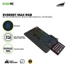 Mountain Everest Max RGB Backlight MX Blue, Brown, Red, & MX Silent Black ABS Keycaps Mechanical Keyboard 18LIG