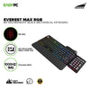 Mountain Everest Max RGB Backlight MX Blue, Brown, Red, & MX Silent Black ABS Keycaps Mechanical Keyboard 18LIG