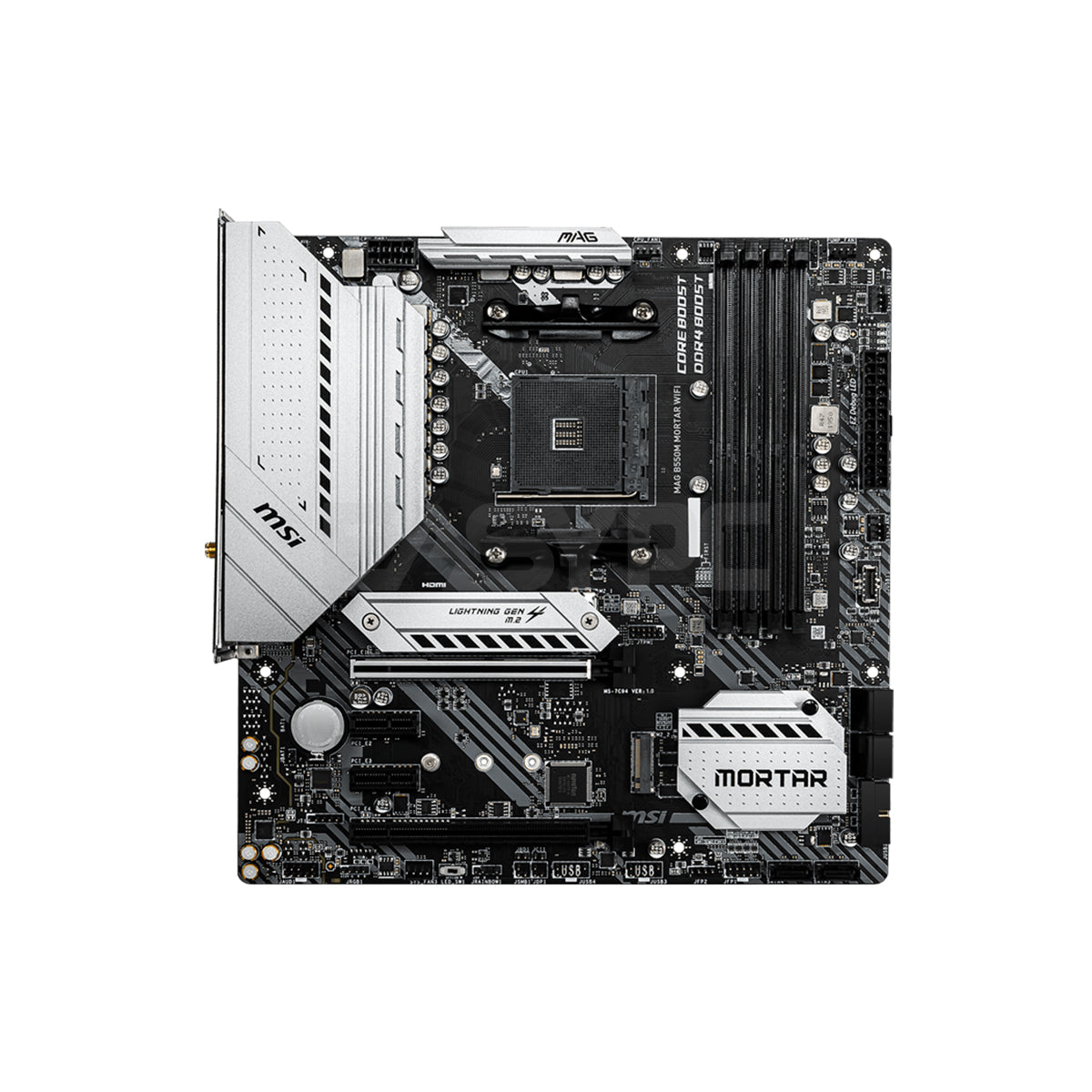 MSI MAG B550M Mortar Max Wi-Fi Micro-ATX MAG Series Socket Am4