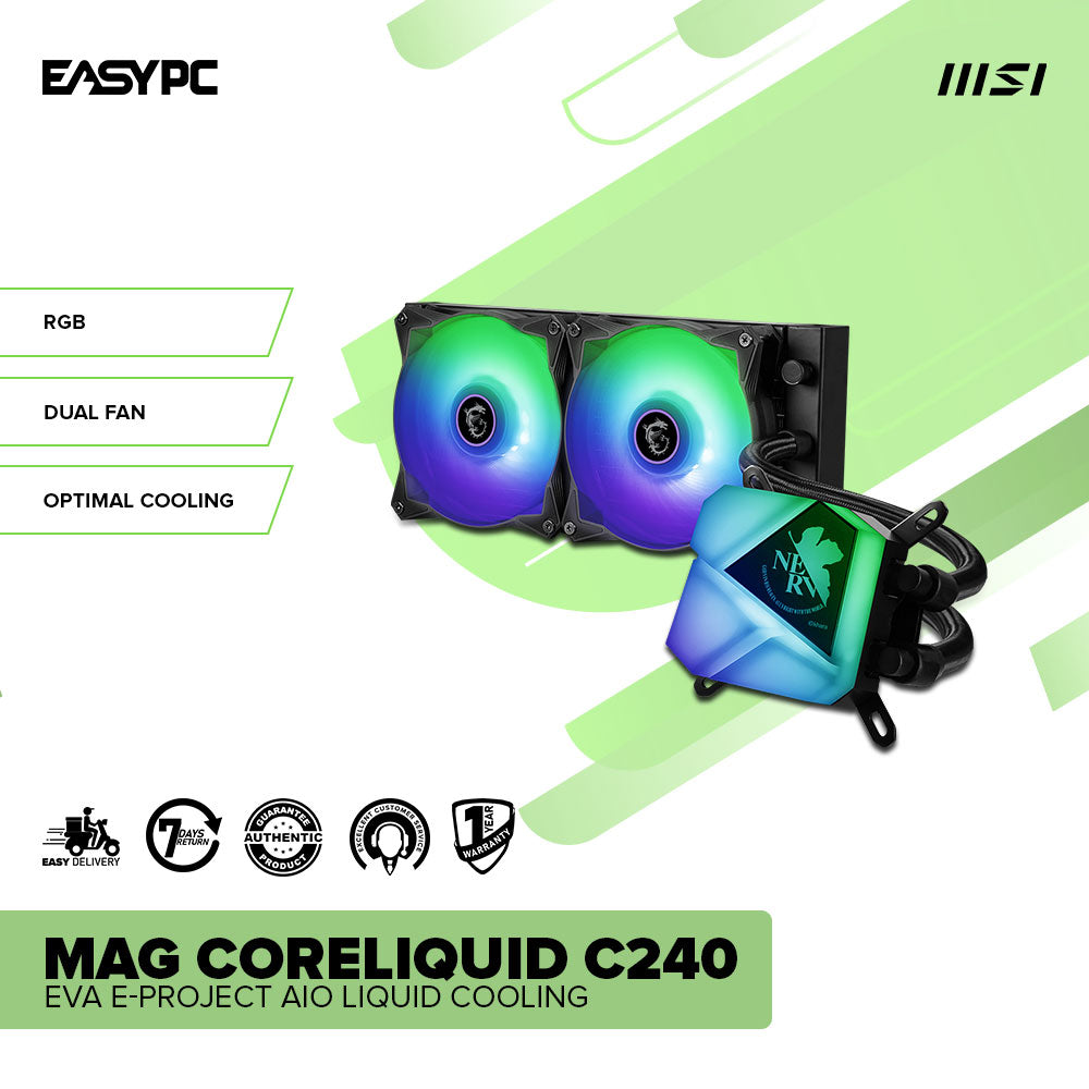 MSI MAG CORELIQUID C240 EVA e-PROJECT