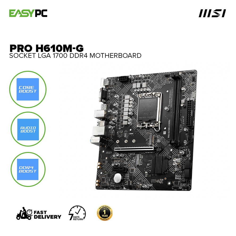 MSI PRO H610M-G Socket LGA 1700