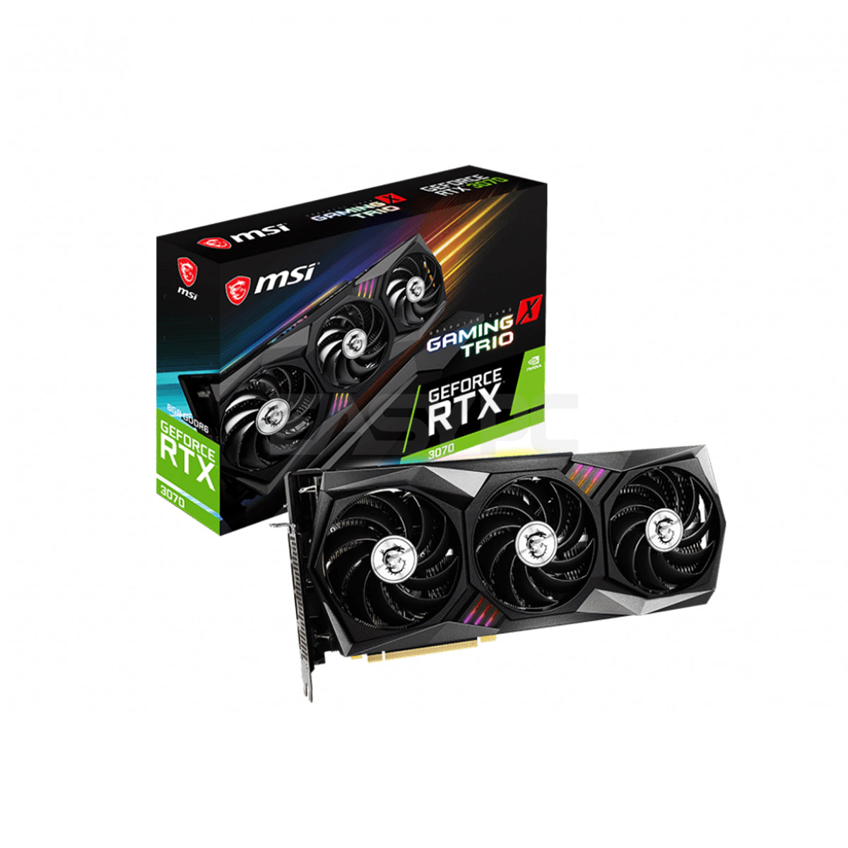 MSI NVIDIA® GeForce RTX™ 3070 or RTX™ 3070 Ti Gaming X Trio 8GB
