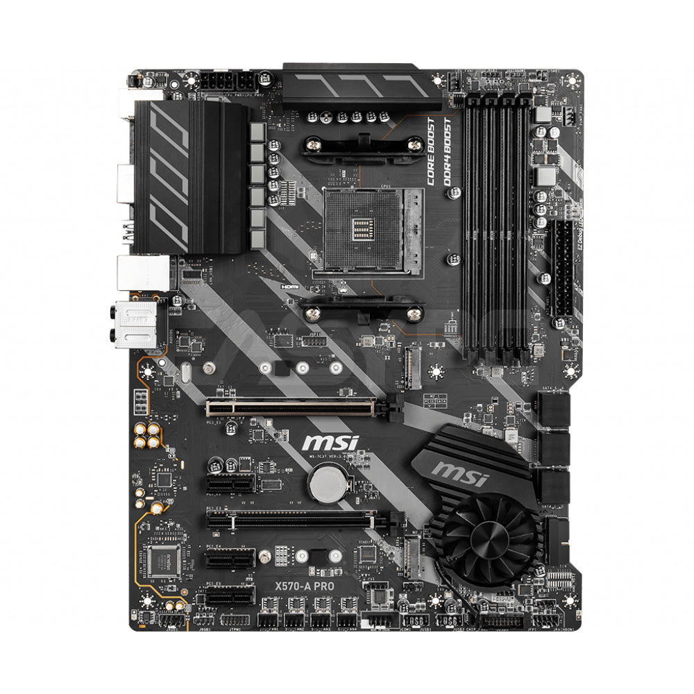 MSI X570-A Pro Socket Am4 Ddr4 Motherboard-c