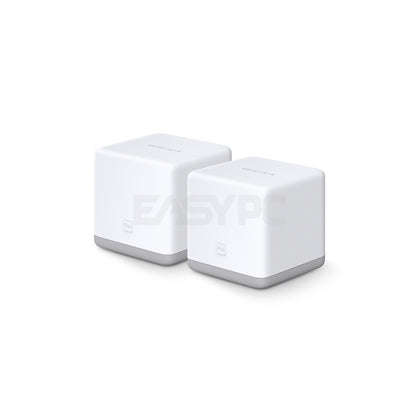 Mercusys  Halo S3 (2-pack) 300Mbps Whole Home Mesh Wi-fi System   work together to form one unified whole-home, Automatically switch between Halos as you move around your home, Connects over 40 devices   Network Device