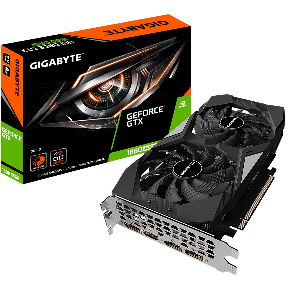 Gigabyte NVIDIA® GeForce GTX™ 1660 Super Gaming OC Dual Fan 6gb 192bit  GDdr6 Gaming Videocard