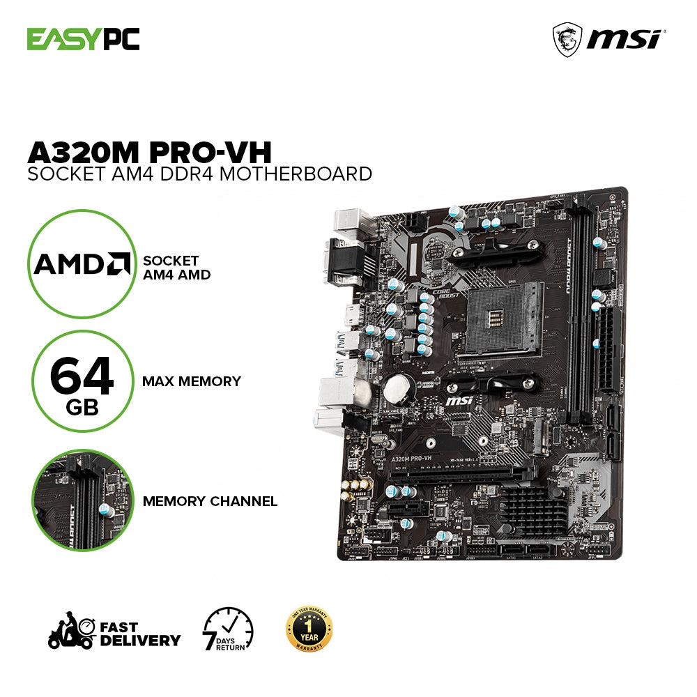 Msi a320m pro vds store