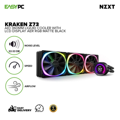 NZXT Kraken Z73 RGB 360mm Black
