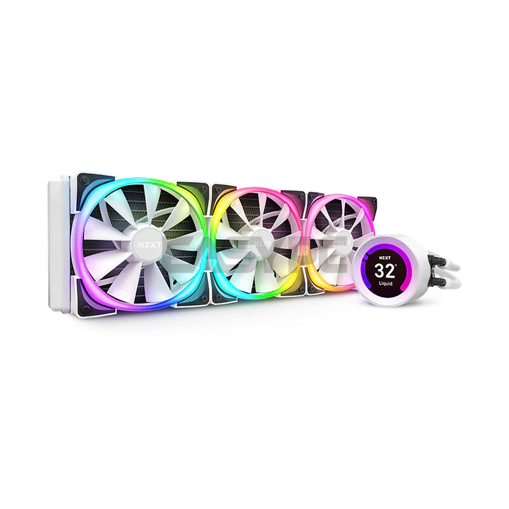 NZXT Kraken Z73 RGB 360mm White-a